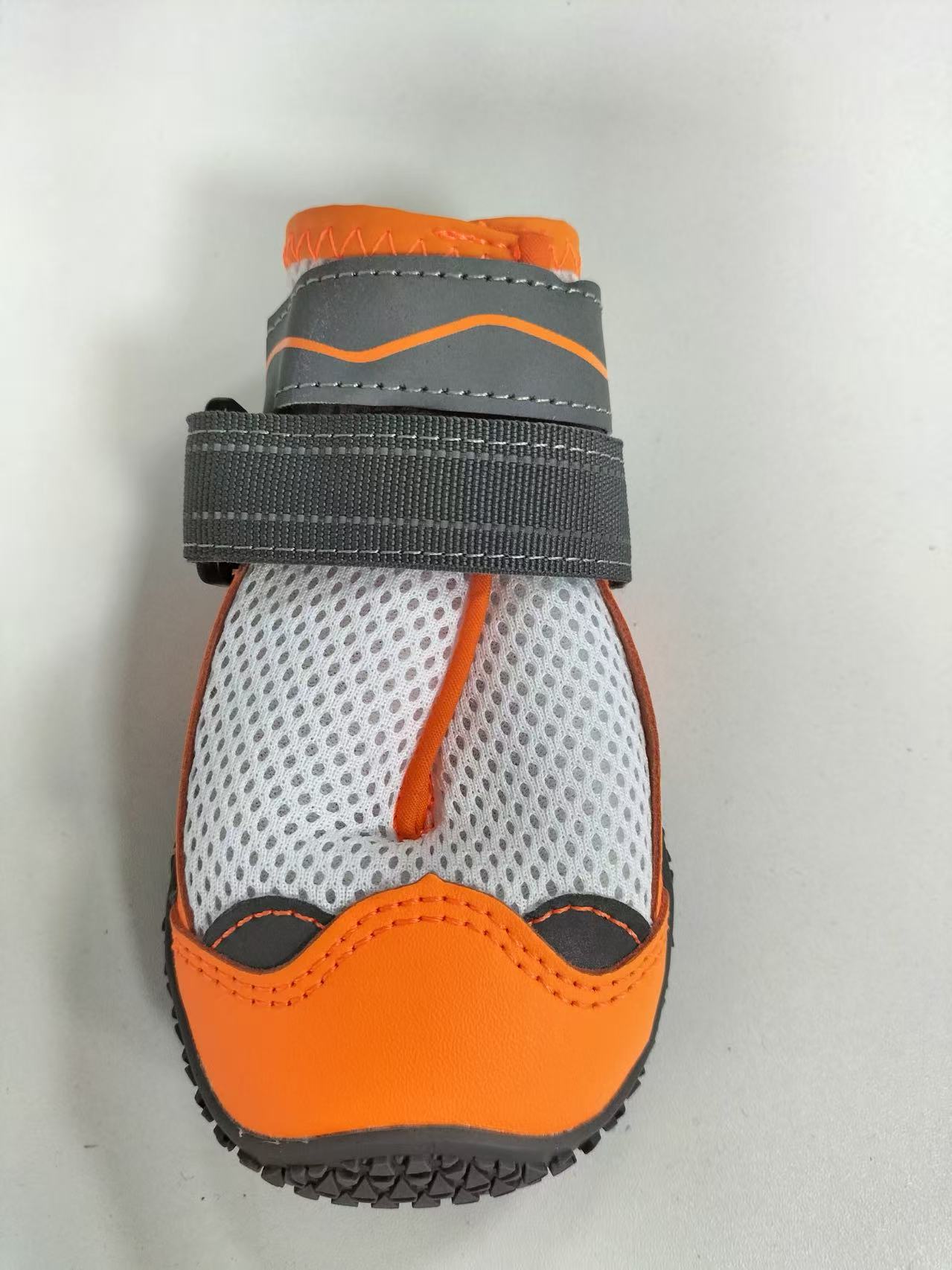 Zapatos para perros de gran venta transfronterizos para primavera, verano y otoño, zapatos transpirables de malla para Golden Retrievers y Pastores Alemanes, zapatos deportivos para perros para exteriores.