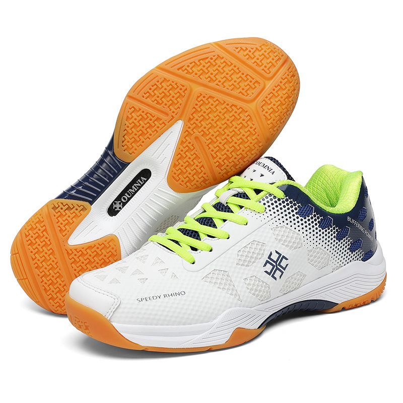 Customized Badminton Shoes for Men with Carbon Plate, Breathable, Non-Slip and Wear-Resistant Tennis Shoes, Table Tennis Shoes, Tbottomon Bottom Competition Student Shoes