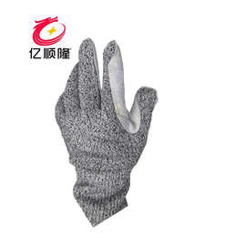 5级防切割手套手掌缝皮防扎防刺耐磨防划园林采摘木工防护手套