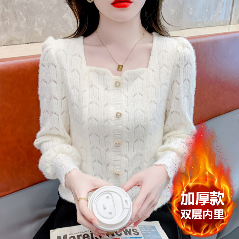 두꺼운 살구색 [내부 더블 레이어]