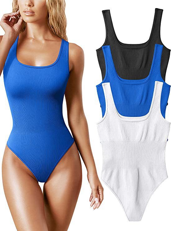 Women's Bodysuits Bodysuits Vintage Style Sexy Solid Color display picture 2
