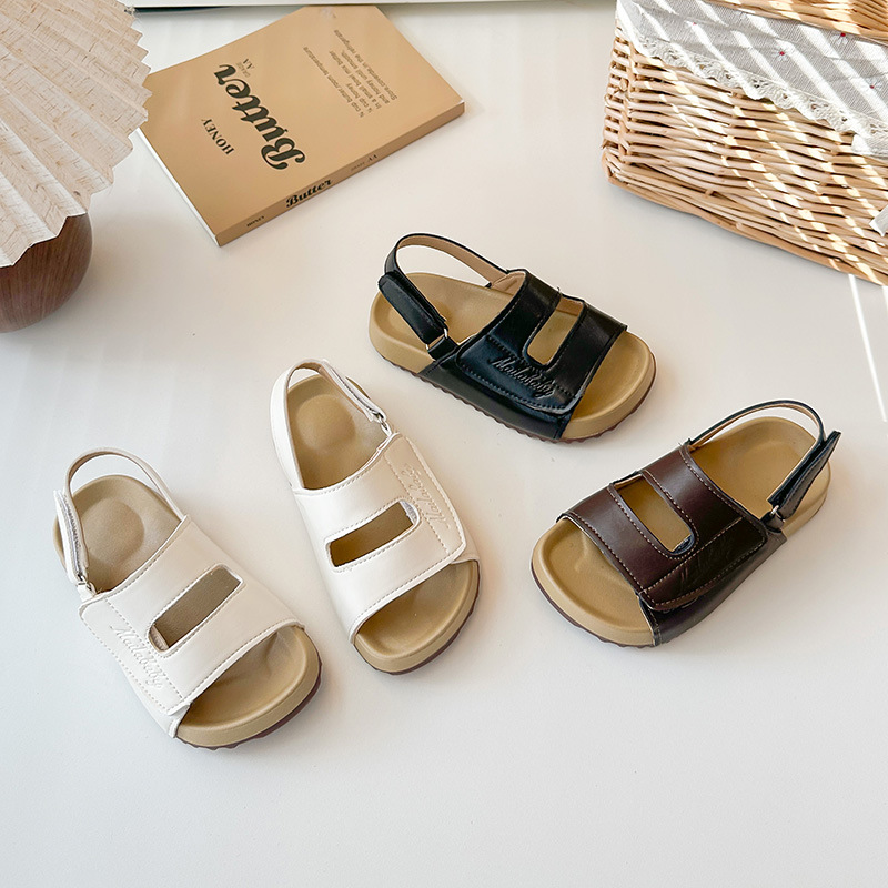 Lässige Sandalen mit Klettverschluss für Mädchen und Kinder, Sommer-Strandschuhe für Jungen, vielseitige Sportsandalen für formelle und legere Anlässe_voghion.com