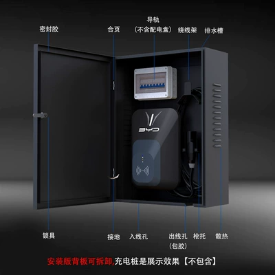Elektrikli avtomobil şarj cihazları: column charging protection box electric