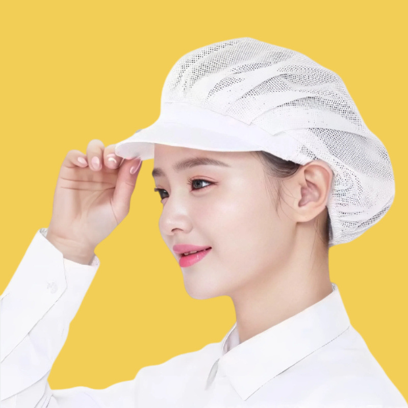 Sombrero de taller de alimentos respirable a prueba de humo de aceite sombrero de cocina sombrero de cocinera sombrero de cocinera sombrero de trabajo