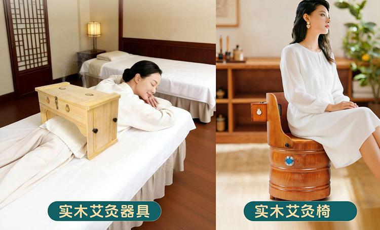 Wooden Moxa Box Ear and Neck Massage Moxibustion Device with 54 Moxa Cones 3:1 Ratio for Home Use quality and texture