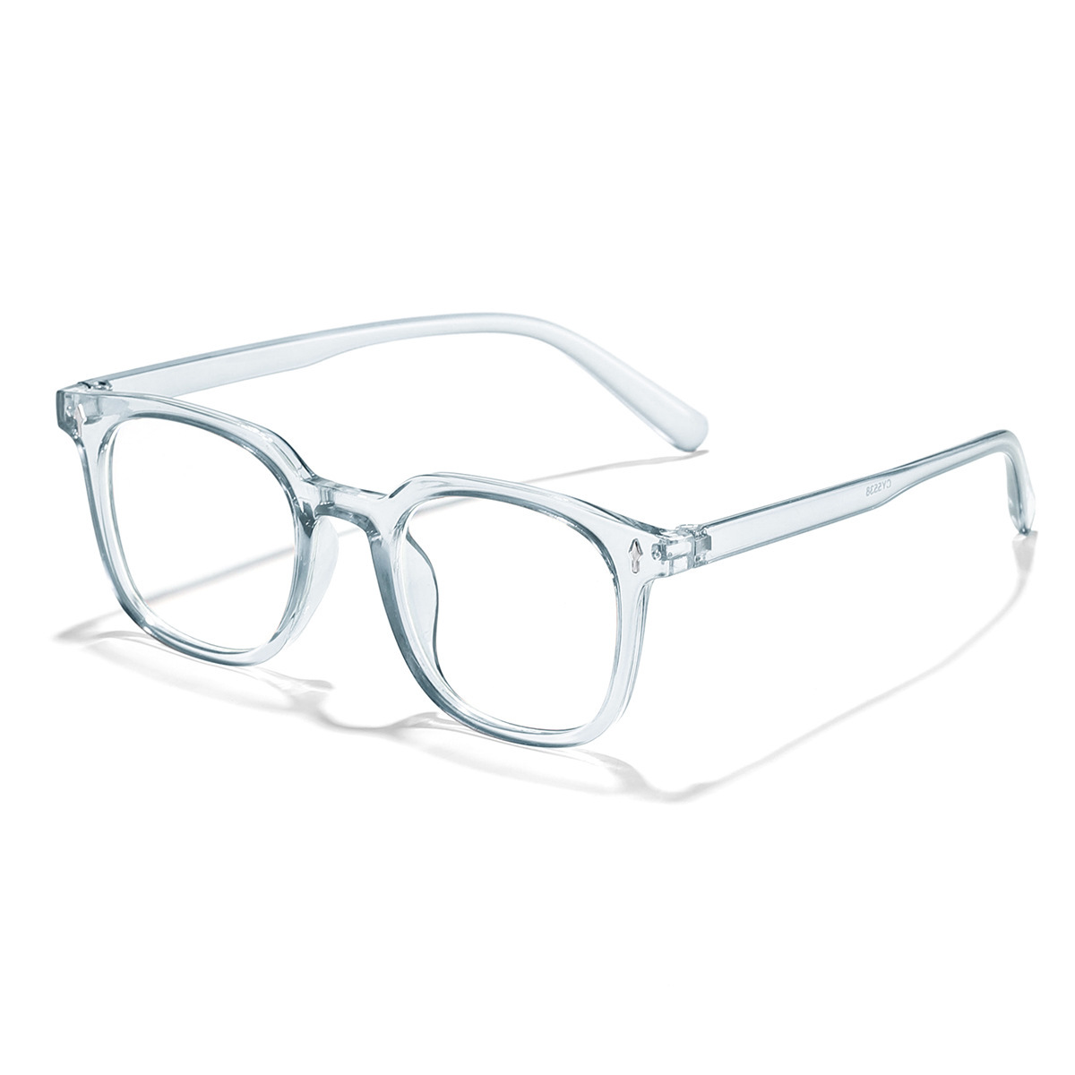Espejo plano con clavos de arroz cuadrado retro nuevo estilo transfronterizo Gafas de sol para exteriores con sentido avanzado de la moda coreana