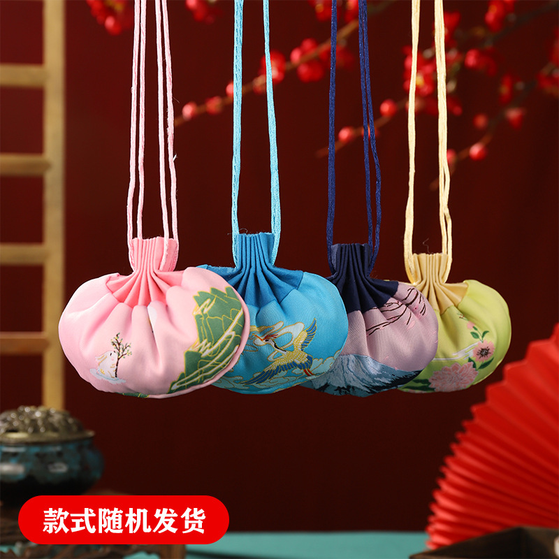 Festival del Barco del Dragón bolsa de brocado bolsa vacía bolsa de