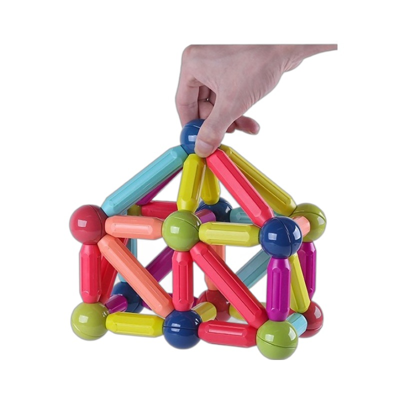Barras magnéticas al por mayor bloques magnéticos para niños granulares multi-cambio puzzle parche magnético descompresión ensamblaje para niños y niñas bebés