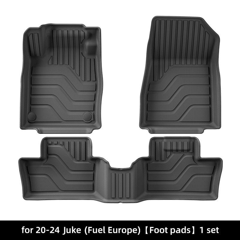 Nissan TPE Floor Mats Trunk Mat for 20-24 Nissan Juke (Modelə uyğun ayaqaltı) - 20-24-nissan-juke-fuel-single-layer-floor-mats-europe
