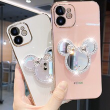 适用苹果15手机壳新款14电镀高端镜子iPhone16Promax保护套13网红