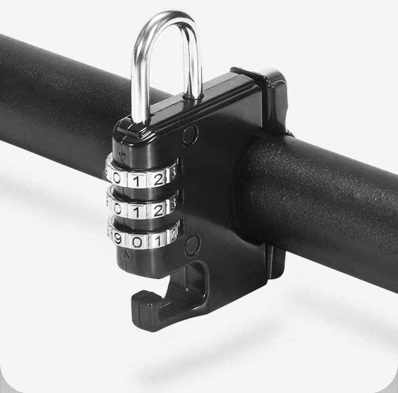 New electric motorcycle password helmet lock anti-theft anti-theft fixed safety helmet hook lock battery car password lock
