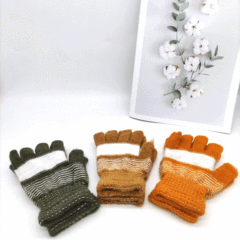 Wholesale Woolen Half Finger Gloves for Women, Men's Winter Warm Thick Korean Style Fingerless Half-Length Gloves for Men, Winter Student