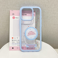 韩系苹果17/16PROmaxins风手机壳适用iPhon13/14透明全包15支架壳