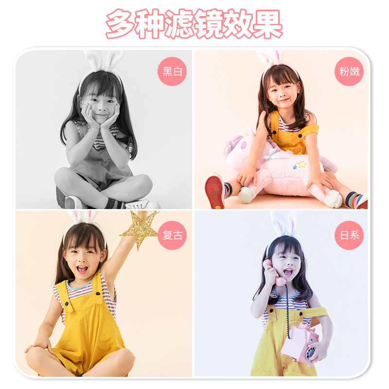 X2 HD cámara digital para niños, cámara de dibujos animados, cámara SLR portátil transfronteriza, juguete, regalo de cumpleaños para niños