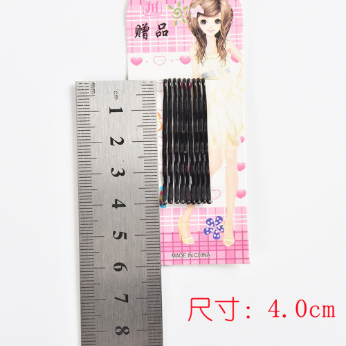 One-word clip black hair accessories headdress girls accessories hairpin wig wire hairpin bangs simple clip headdress