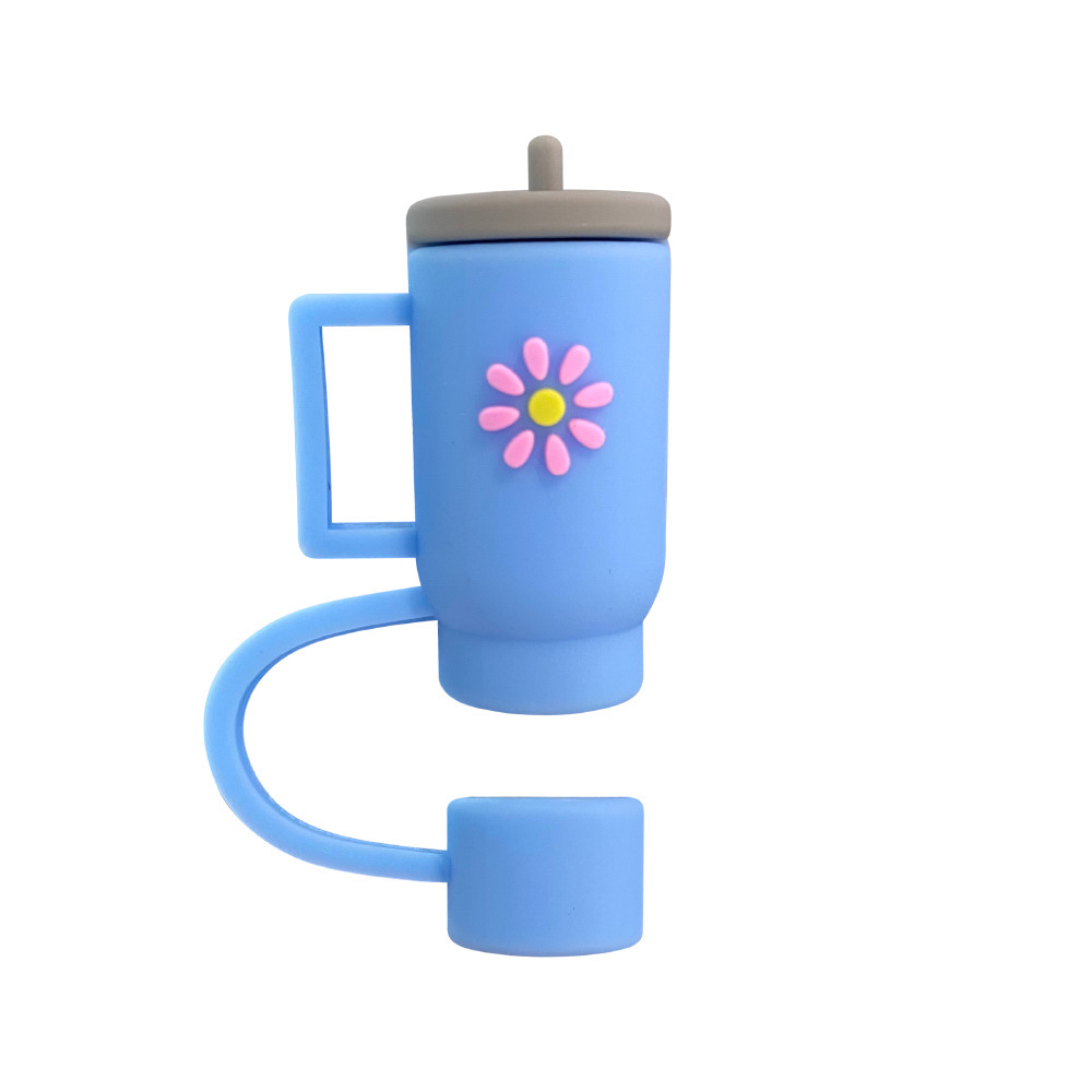 Tapa de pajita de 10mm Tapa de aislamiento transfronterizo Taza de hielo Taza de agua Stanley Stanley Tapa de pajita a prueba de polvo de PVC