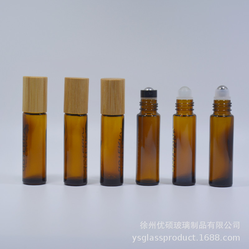 竹木盖化妆品瓶