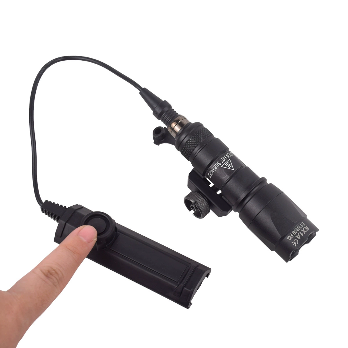 M300B/M300C Алюминиевый сплав сильный свет подвешенный 20 мм направляющий фонарик светодиодная лампа тактический двойной контроль крысиный хвост фонарик