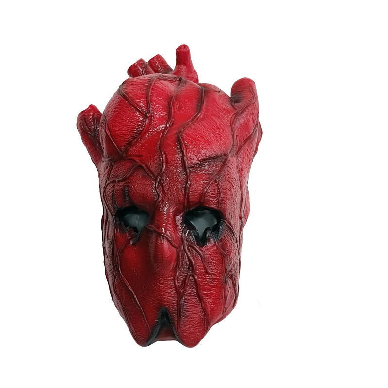 Heart head cos mask Beast Magic capital Dorohedoro heart predecessor shin red headgear Halloween