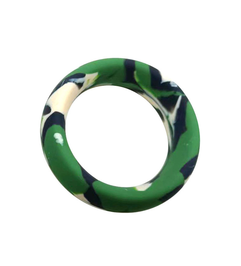 Camouflage Silicone Locking Cock Ring, 50mm Manual Delay Ring for Men — detail image 10