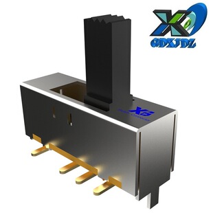 3-speed toggle switch patch single-row fluctuation switch 3-speed travel 4mm 3-position sliding switch patch 27x9.1
