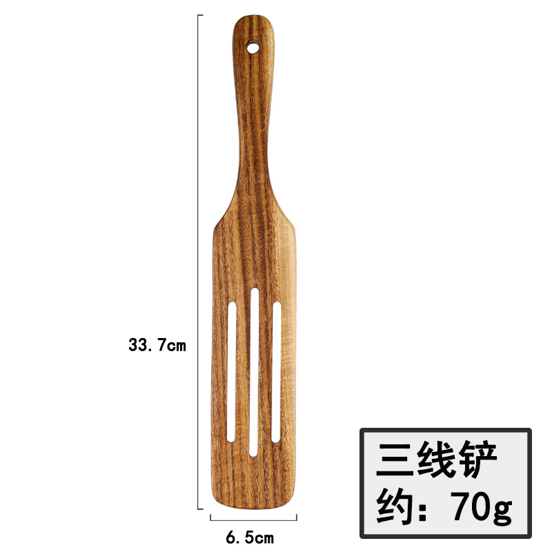 아카시아 나무 삼선 삽 (두꺼운 타입)