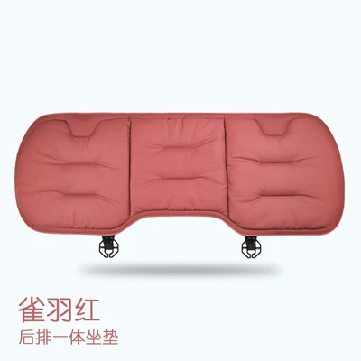 Seat cushion, seat cover Is Suitable for Avita Bmw - volcano-red-rear-seat-cushion-leaflet