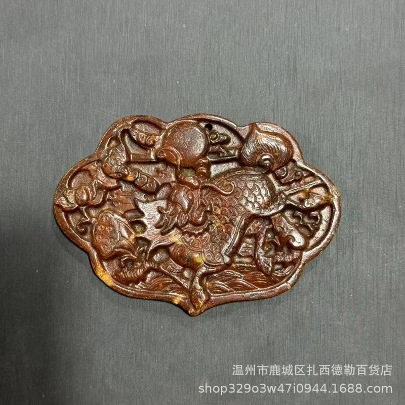 古遊び雑は古に似せて古い山の玉の彫刻の工芸品の小さい置物のメーカーの卸売りのペンダントのハンドルの露店をします。|undefined