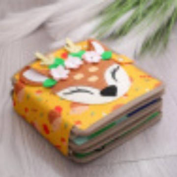 Educación temprana en stock iluminación ocupada libro DIY silencioso color forma de horario manual juguetes al por mayor