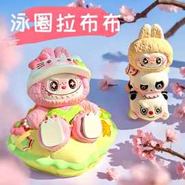 爆款拉布布石膏娃娃白胚DIY涂鸦彩绘摆件公仔储存罐源头工厂直发