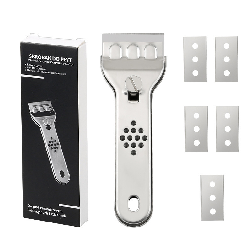 Pala de limpieza multifuncional pala de Limpieza de humos de acero inoxidable pala de limpieza de aceite de azulejos de cocina en stock pala de hielo