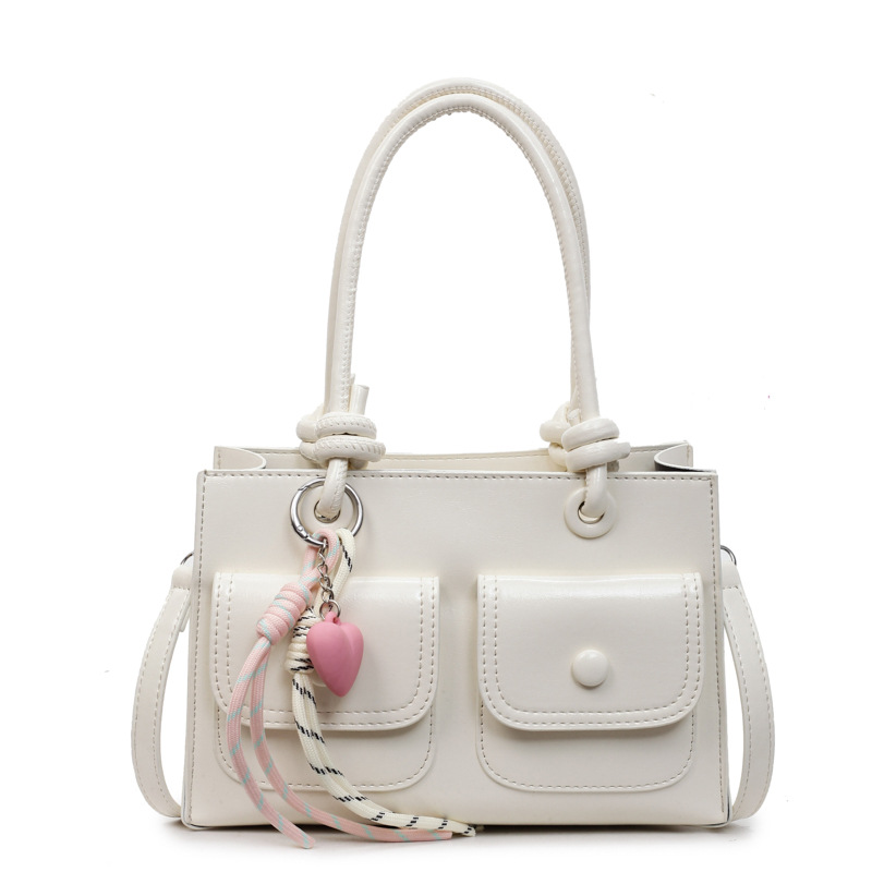 Bolso Tote popular de este año, nuevo bolso de verano 2025, bolso de hombro de amor casual, bolso de mensajero simple para mujer