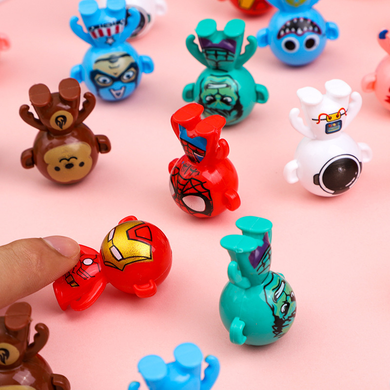 Mini vaso invertido juguete de dibujos animados los niños educativos escritorio juego kindergarten push actividad regalo