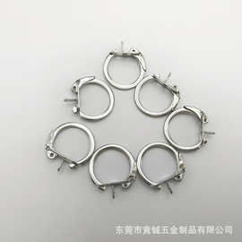 批发DIY锌合金大中小C扣五金鸡翼扣加8字扣加链条弹簧钥匙扣饰品