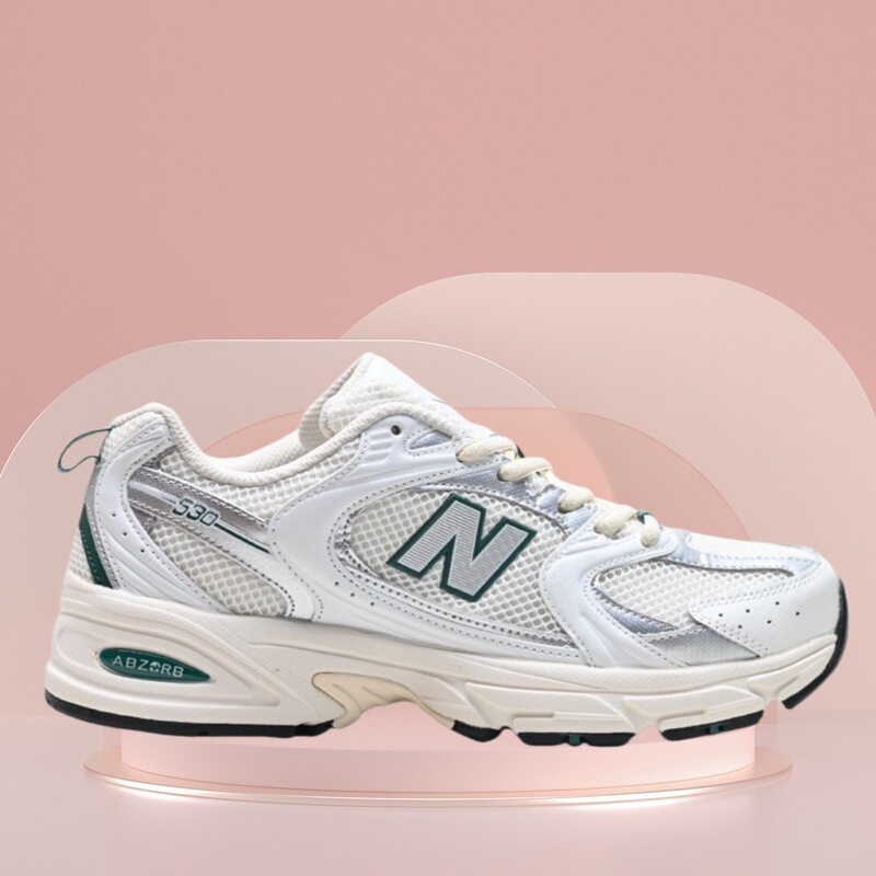 莆田クロスボーダーNB530クラシック白銀色灰銀色百合男女ネット面通気運動屋外ランニング|undefined