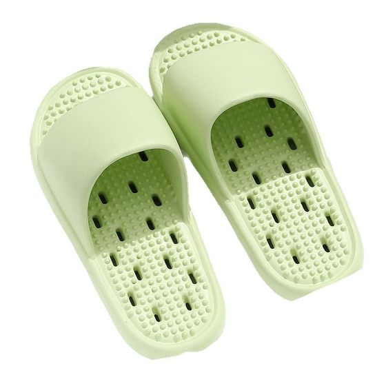 New Style Bathroom Slippers Four Seasons Unisex Indoor Home Non-Slip Bath Water Leakage Quick-Drying Summer Sandals for Couples