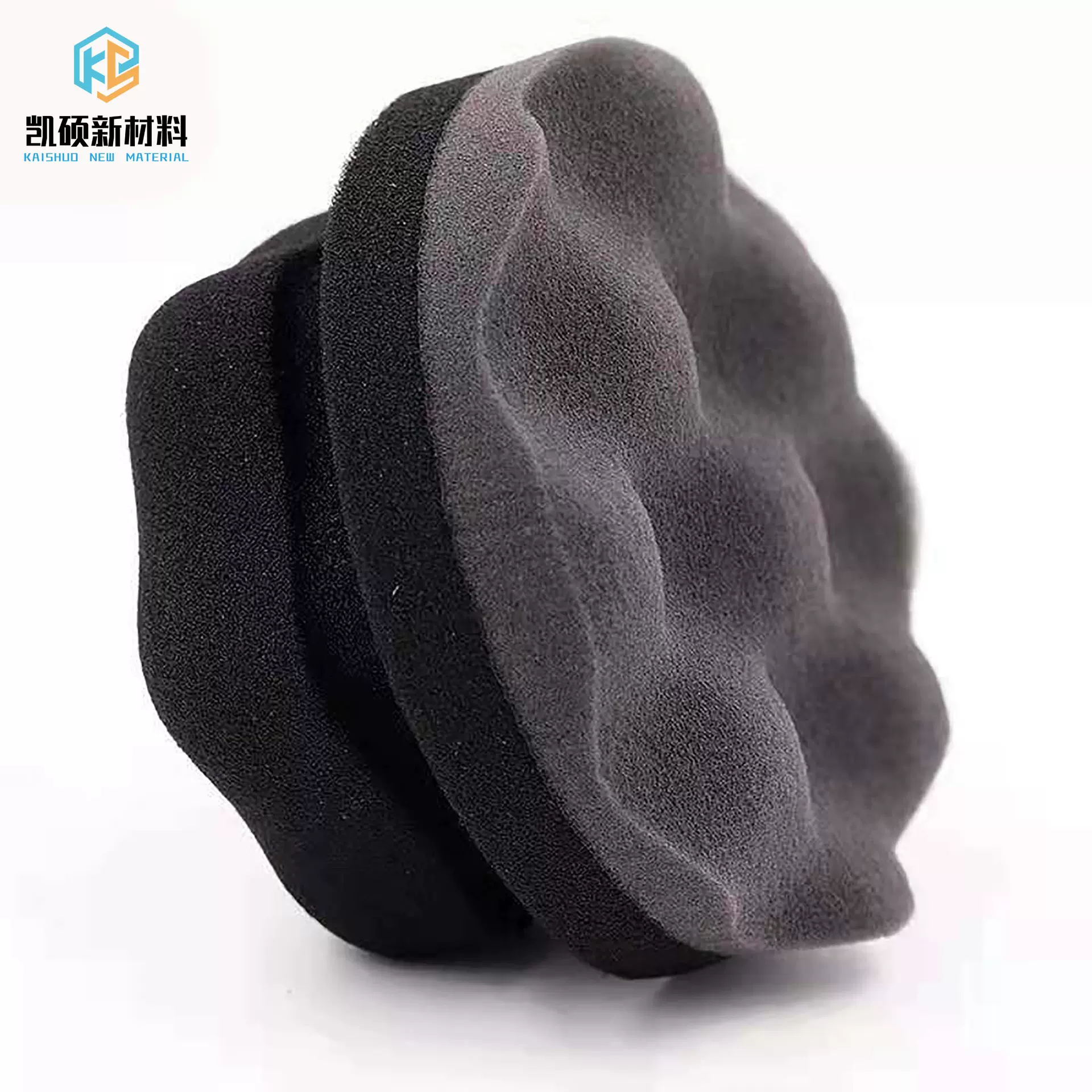 凯硕过滤海绵手持式六角柄汽车打蜡海绵 轮胎上光打蜡高密度海棉