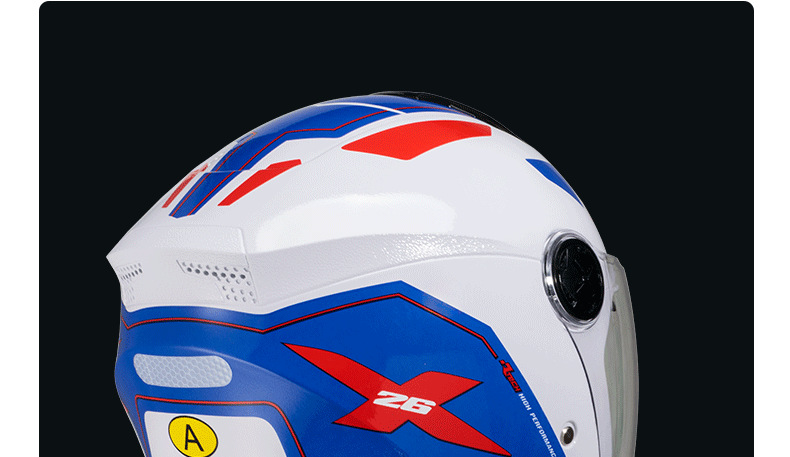 Four-Season Unisex Dual-Lens Electric Vehicle Helmet New National Standard Certified Anti-Fog and Rain-Proof Mecha Style Warm