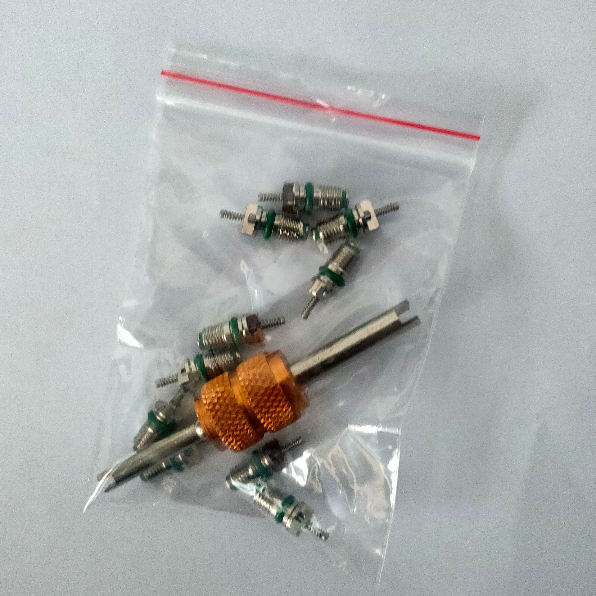 客户专拍 汽车空调气门芯11件套维修工具