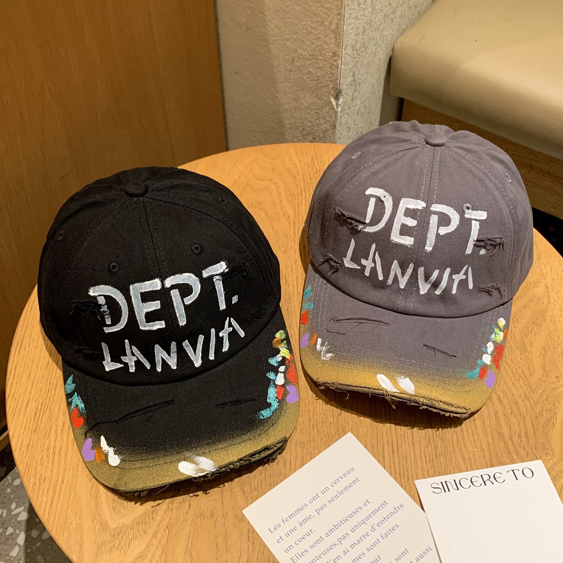 Diseño de nicho de cabeza grande gorra de béisbol agujeros americanos para hombres verano cara pequeña gorra de boca de pato negro