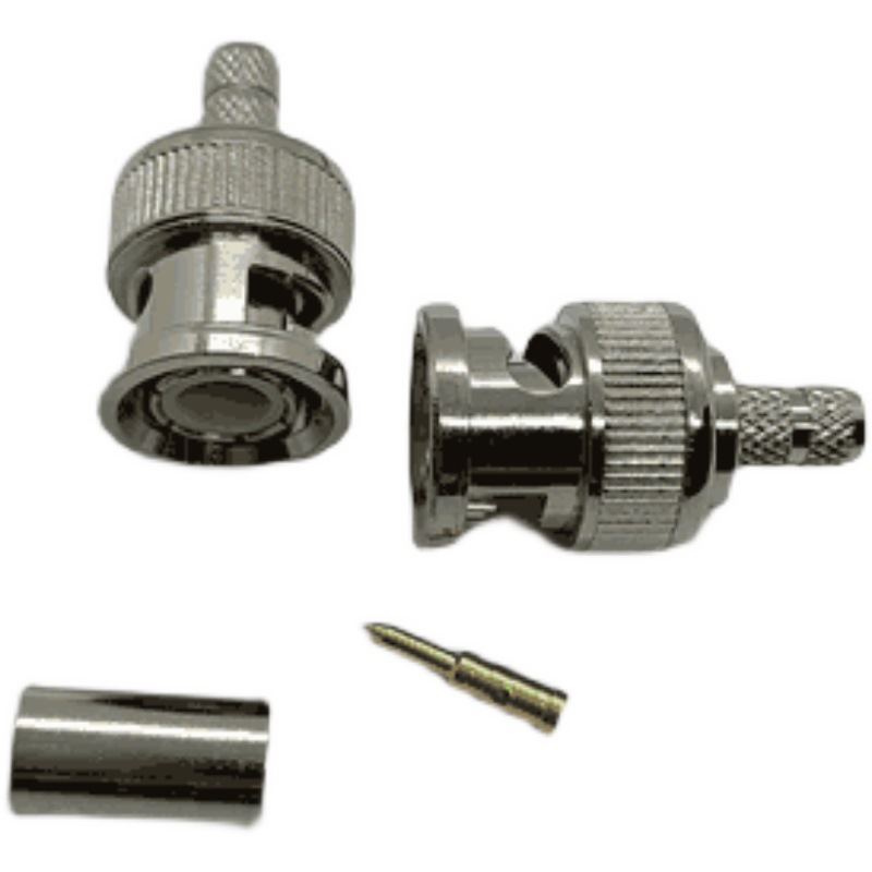 射频同轴  音视频 监控 用BNC-C-J-3电缆接头 适用于RG58  LMR195