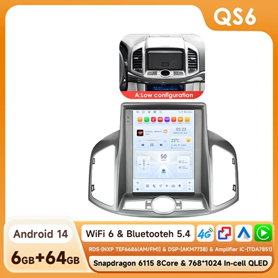 of Chevrolet Captiva Android | DVD Navigation - model-a-664g-wifi4g-version-6115-carplay-eight-core-97inch-suitable-for-11-17-chevrolet-captiva