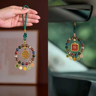 Car hanging Pendant, Five-Way God of Wealth