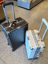 行李箱拉杆箱女铝框多功能大容量旅行箱20寸登机结实耐用加厚箱子