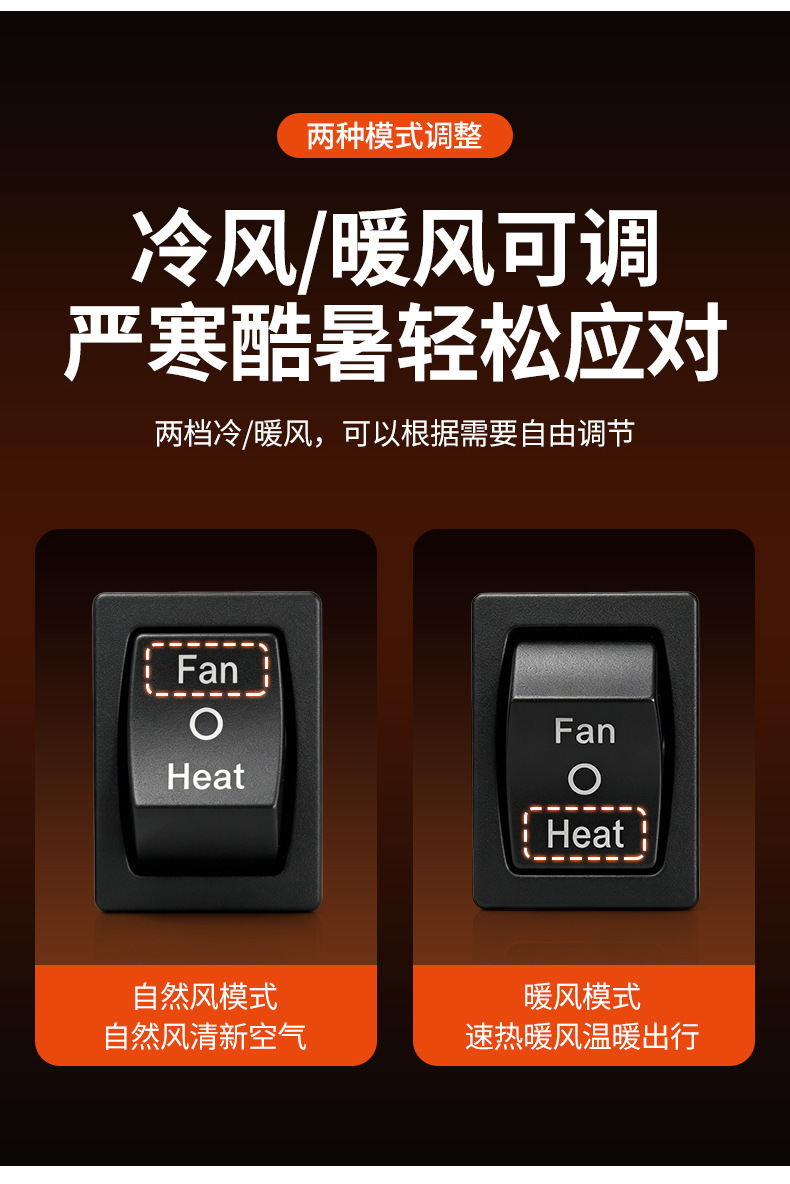 Amazon car heater for winter defrosting and defogging, portable mini car heater