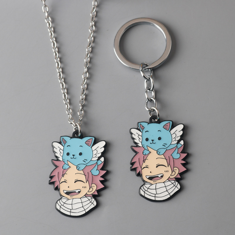 Riman's new fairy tail cartoon cute Nazhabie necklace two…
