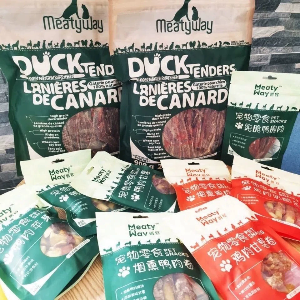 Канадский Цзюэ Ян Сушеное Мясо Собака Закуска Утка Грудь Молярный Мясной Блок Очищение зубов Кость Сладкий Картофельный Рулон Сладкий Картофель Сушеная Куриная Полоска