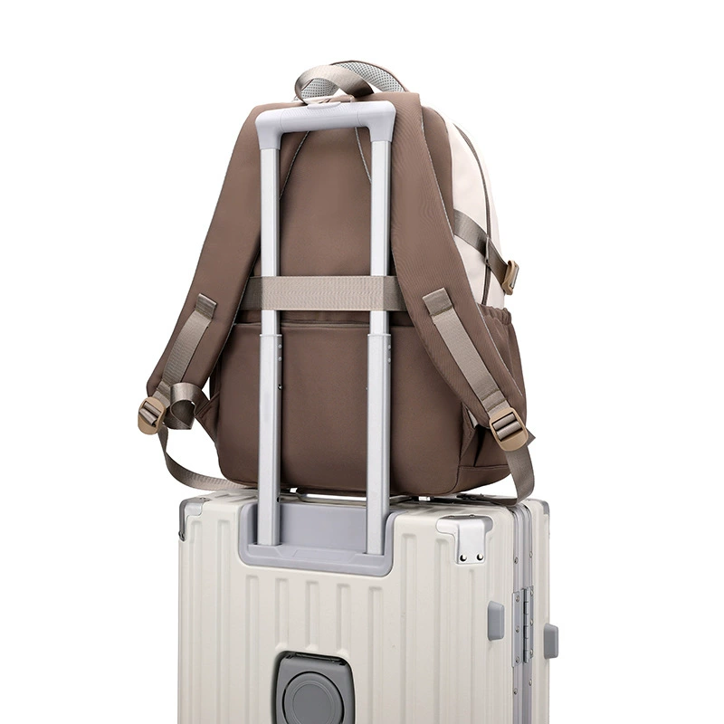 Ultra light capacious backpack, for secondary school, 2025 years, Korean style