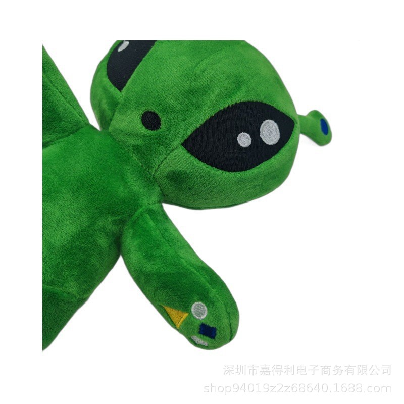 (2개) 새로운 국경 간 AFTONSPARV 녹색 외계인 봉제 외계인 인형 봉제 인형 주변