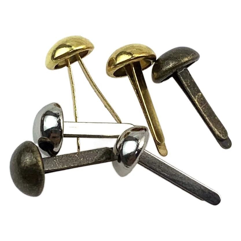 В наличии поставка золотые гвозди с грибовидной головкой серебряные белые Пузырьковые Гвозди 6 мм железные гвозди золотые гвозди